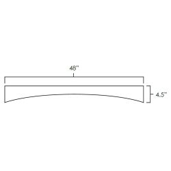 Ashford Grey Arched Valances
