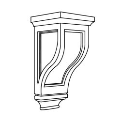 Ashford Grey Decorative Corbels