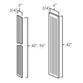 Ashford Grey Fluted Wall Fillers