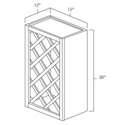 Fresh Sage Shaker Lattice Wine Rack