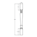 Ashford Grey Split Corner Decorative Leg