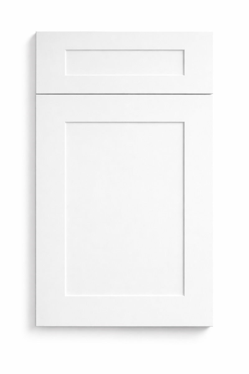 Legacy White Shaker door profile by Canterwood Cabinets