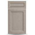 a greige shaker style cabinet door sample by canterwood cabinets

