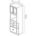 Ashford Grey Universal Oven Cabinets