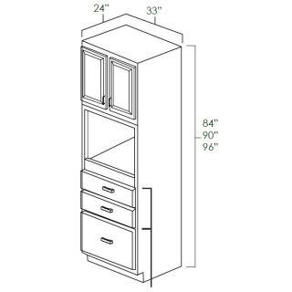 Ashford Grey Universal Oven Cabinets