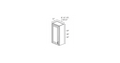 Legacy White Shaker Single Door Wall Cabinets